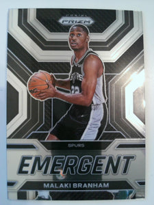 2022-23 Panini Prizm Basketball Emergent Malaki Branham #28