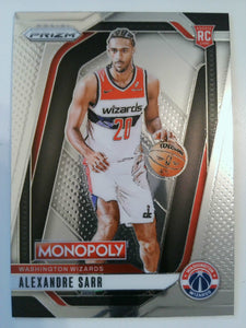 2024-25 Panini Prizm Monopoly Basketball Alexandre Sarr #86 Rookie