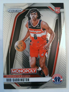 2024-25 Panini Prizm Monopoly Basketball Bub Carrington #87 Rookie