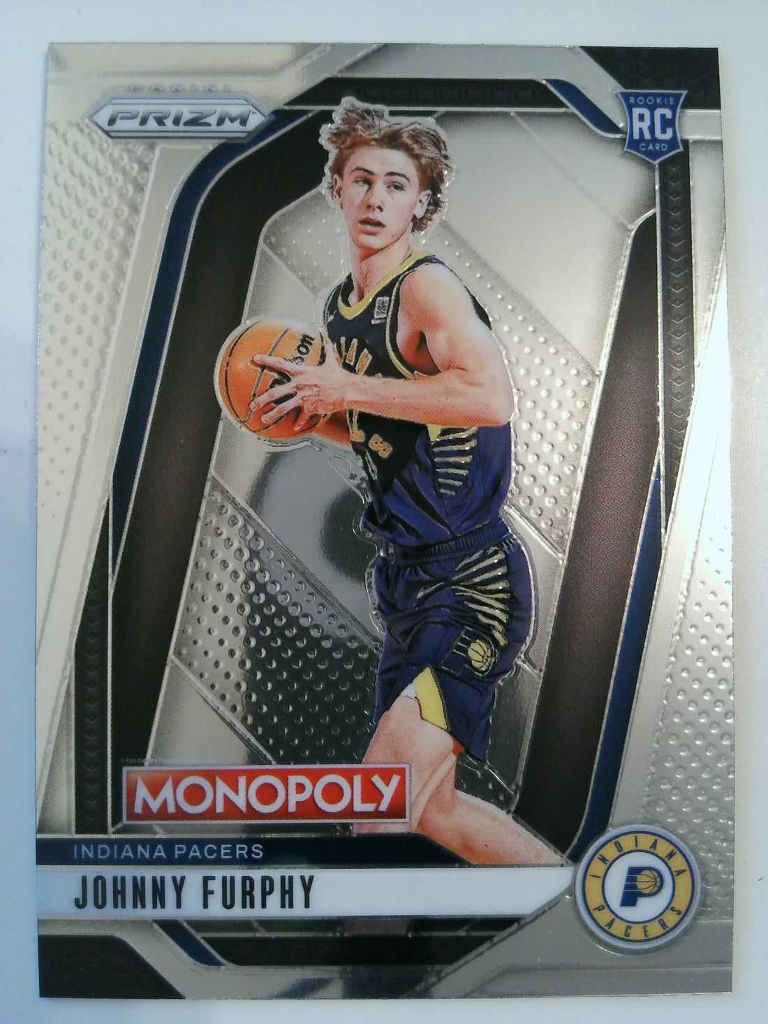 2024-25 Panini Prizm Monopoly Basketball Johnny Furphy #60 Rookie