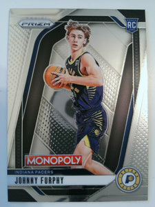 2024-25 Panini Prizm Monopoly Basketball Johnny Furphy #60 Rookie