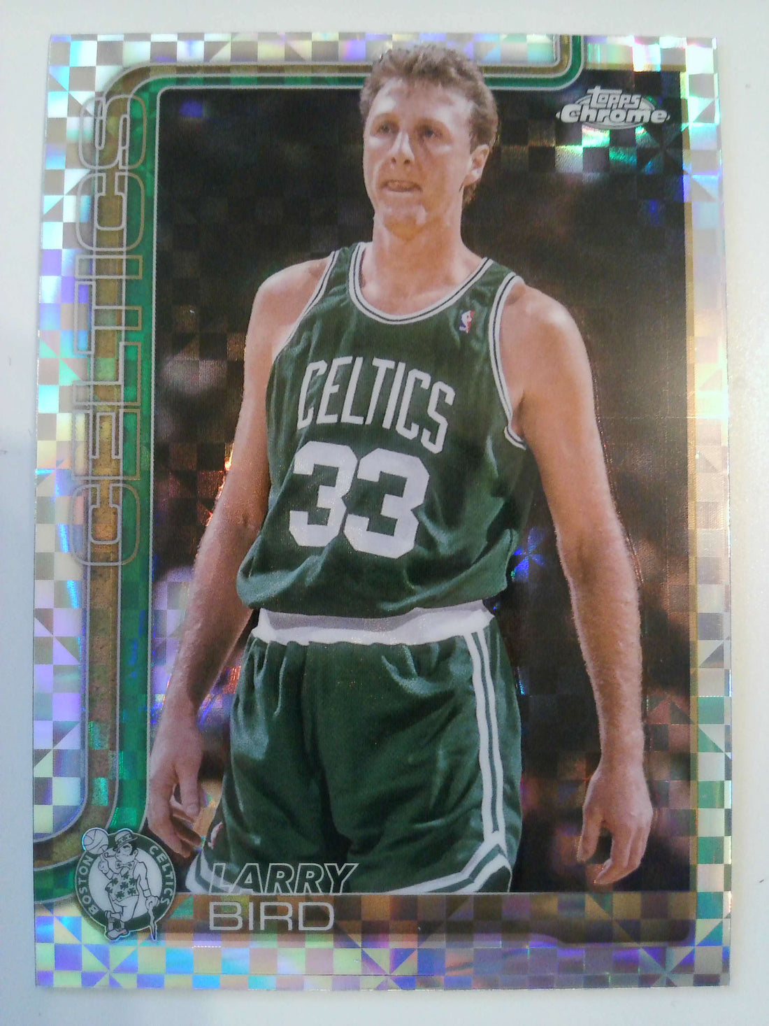 2025-26 Topps Chrome Basketball X-Fractor Larry Bird #243