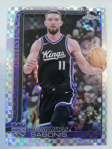 2025-26 Topps Chrome Basketball X-Fractor Domantas Sabonis #229