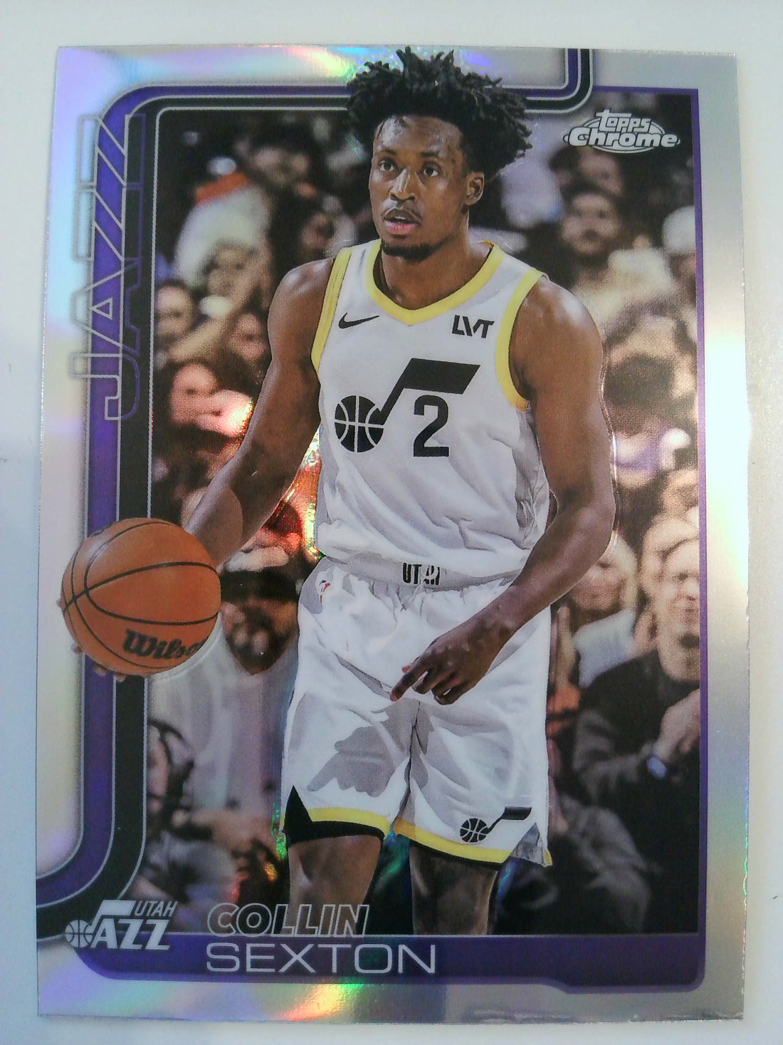 2025-26 Topps Chrome Basketball Refractor Collin Sexton #210