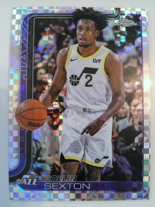 2025-26 Topps Chrome Basketball X-Fractor Collin Sexton #210