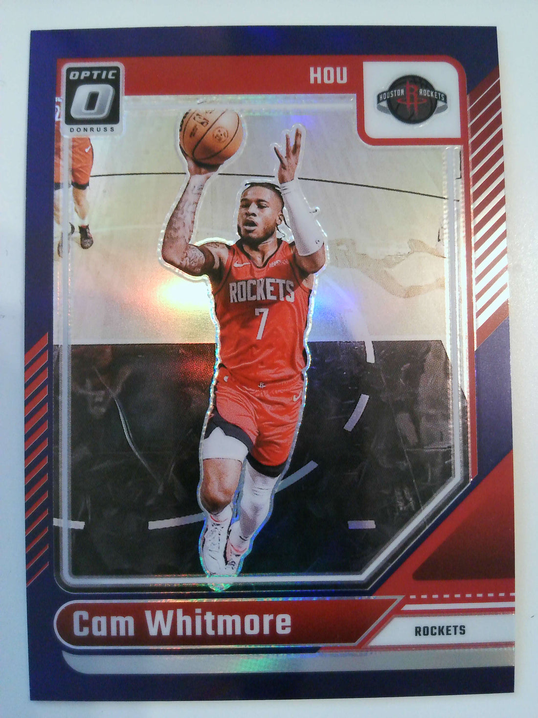 2024-25 Donruss Optic Basketball Purple Cam Whitmore #97