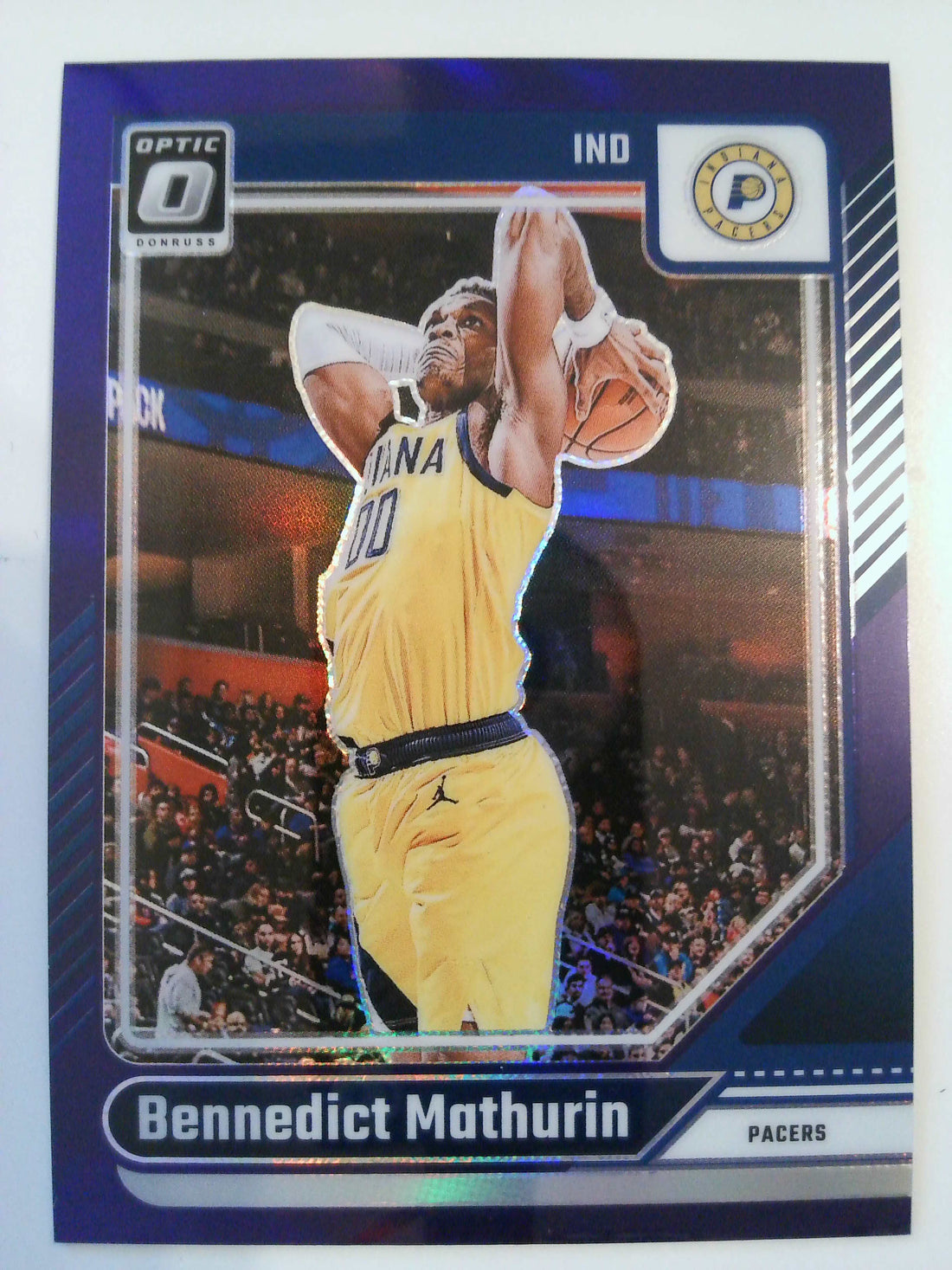 2024-25 Donruss Optic Basketball Purple Bennedict Mathurin #163