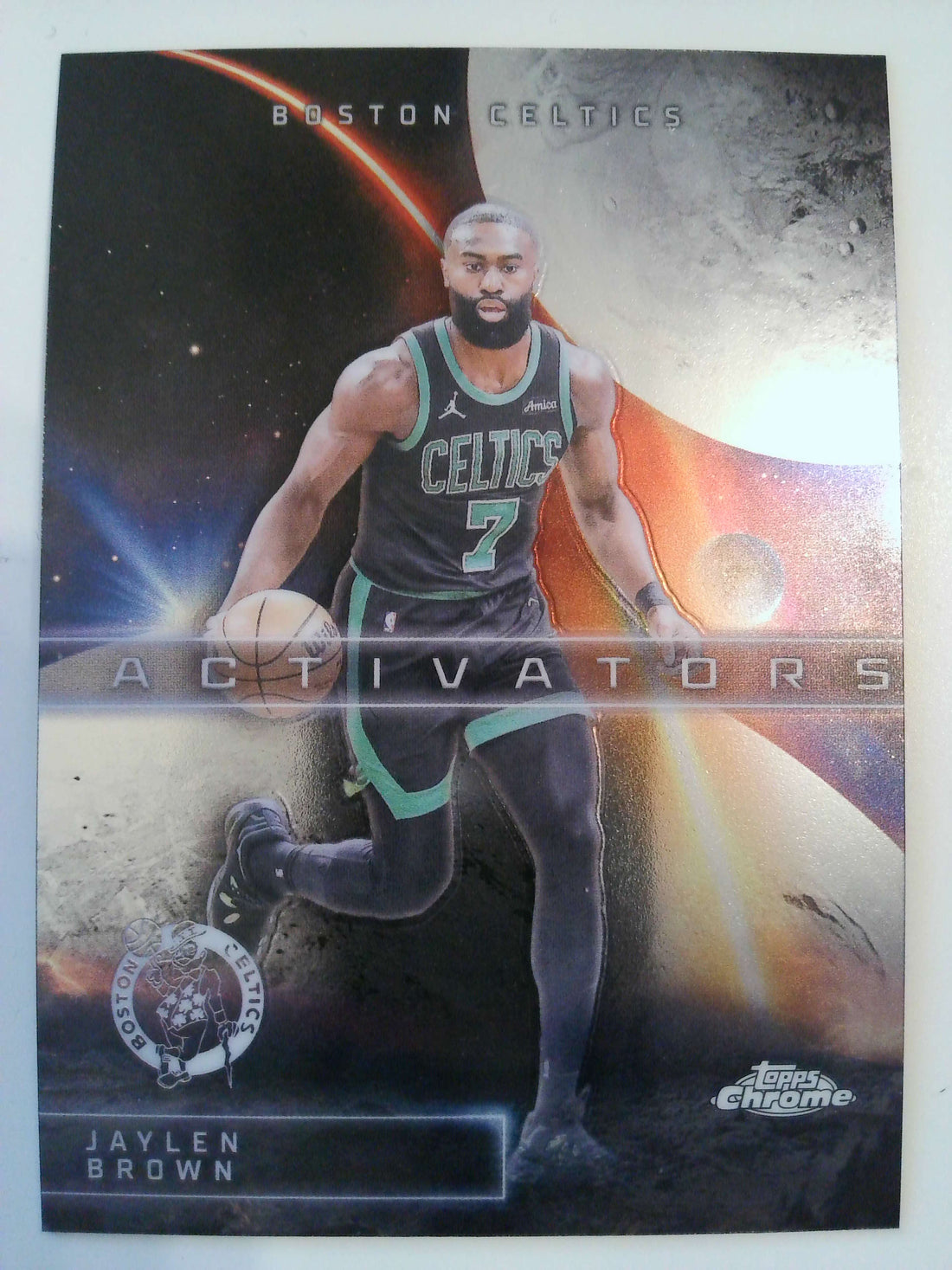 2025-26 Topps Chrome Basketball Activators Jaylen Brown #AC-3
