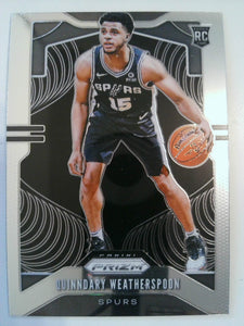 2019-20 Panini Prizm Basketball Quinndary Weatherspoon #285 Rookie
