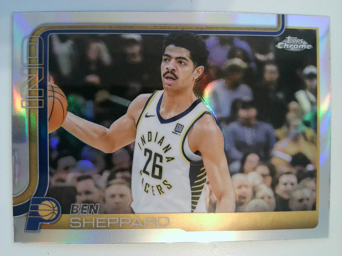 2025-26 Topps Chrome Basketball Refractor Ben Sheppard #94