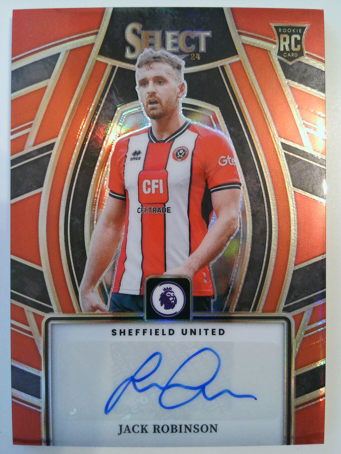 2023-24 Panini Select Premier League Select Signatures Red Jack Robinson #SS-JR