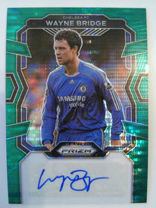2023-24 Panini Prizm Premier League Signatures Green Pulsar Wayne Bridge #S-WB