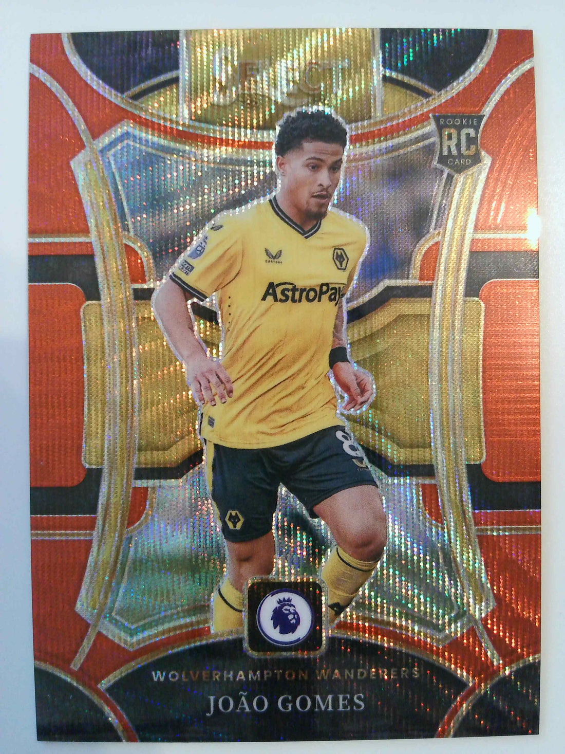 2023-24 Panini Select Premier League Soccer Red Wave 056/149 Joao Gomes #198