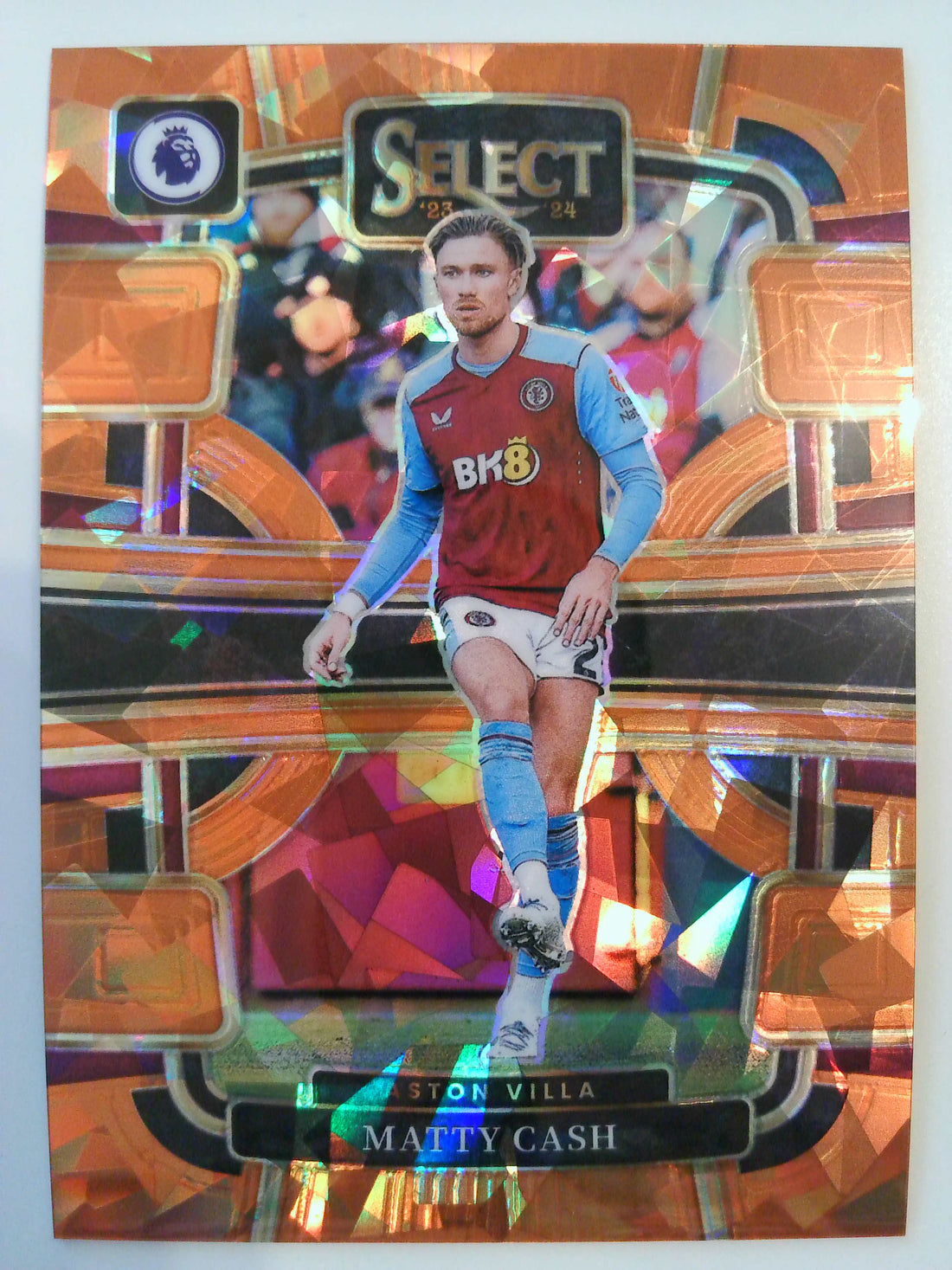 2023-24 Panini Select Premier League Orange Ice 138/145 Matty Cash #13