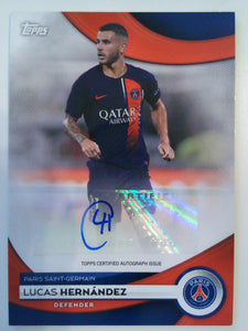 2023-24 Topps Paris Saint-Germain Base Autographs Lucas Hernandez #AU-LH