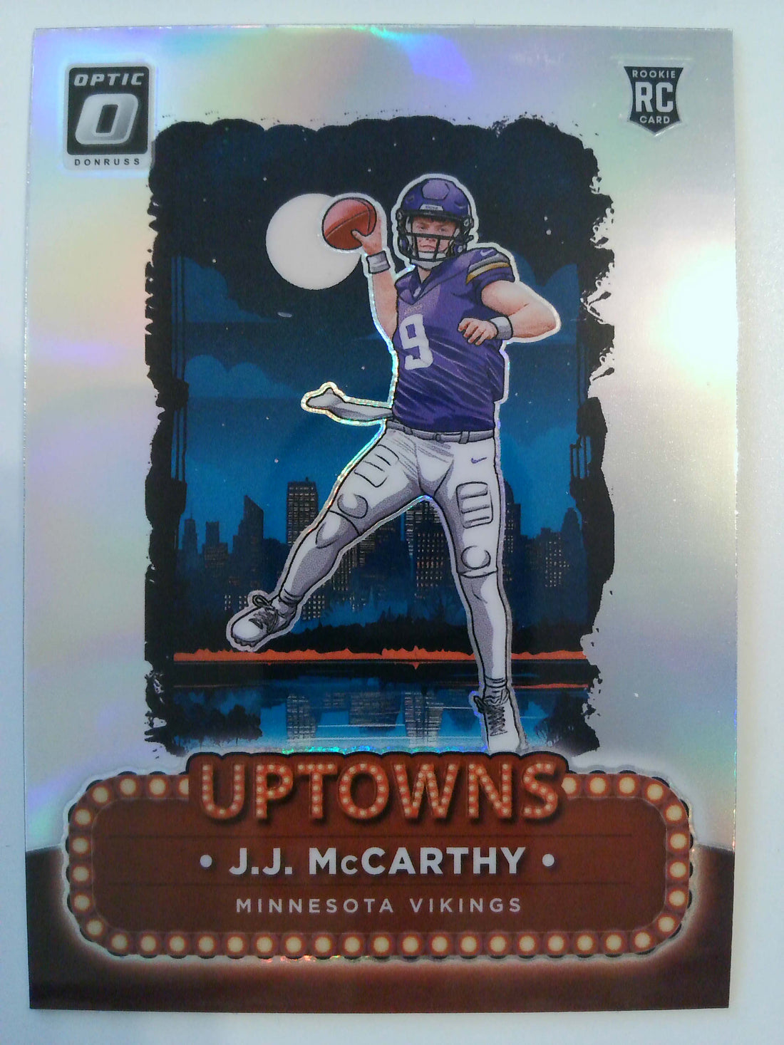 2024 Donruss Optic Football Uptowns J.J. McCarthy #10