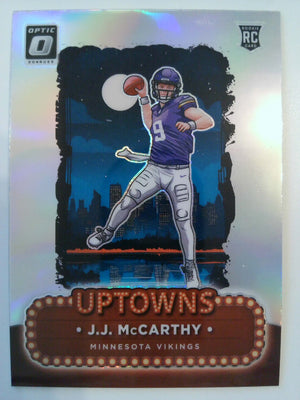 2024 Donruss Optic Football Uptowns J.J. McCarthy #10
