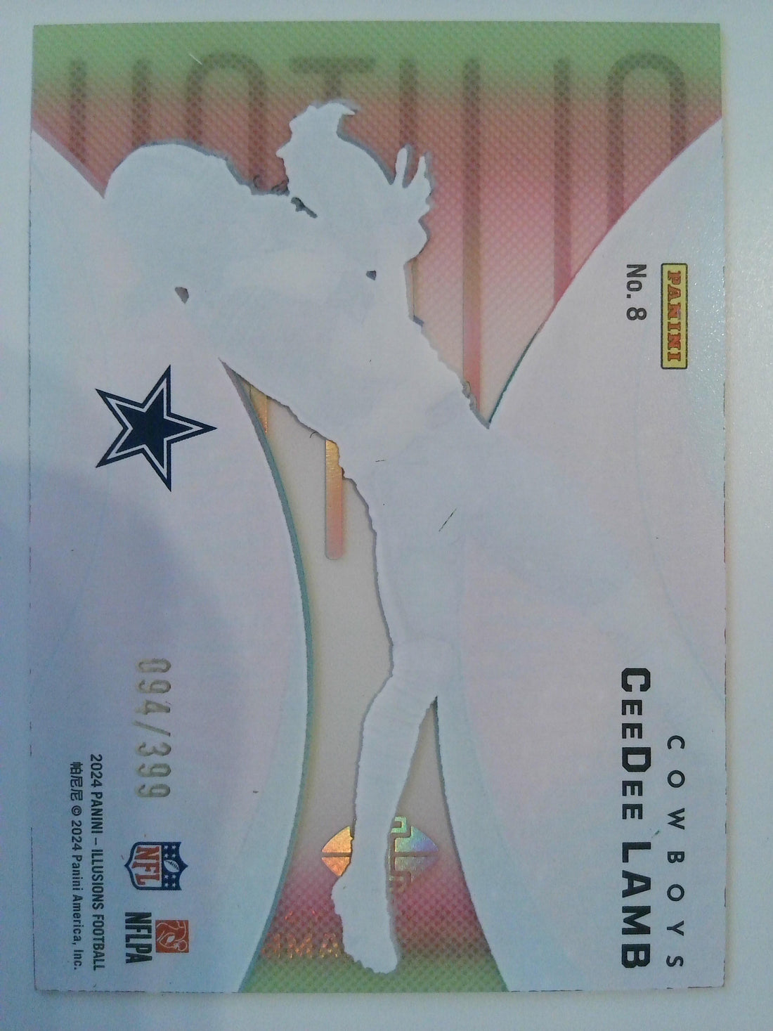 2024 Panini Illusions Football Clutch Pink 094/399 CeeDee Lamb #8