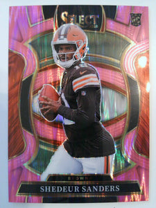2025 Panini Select Football Pink Prizm Shock Shedeur Sanders #54
