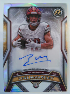2024 Topps Resurgence Resurgence Rookie Signatures Luke McCaffrey #RRS-LMC