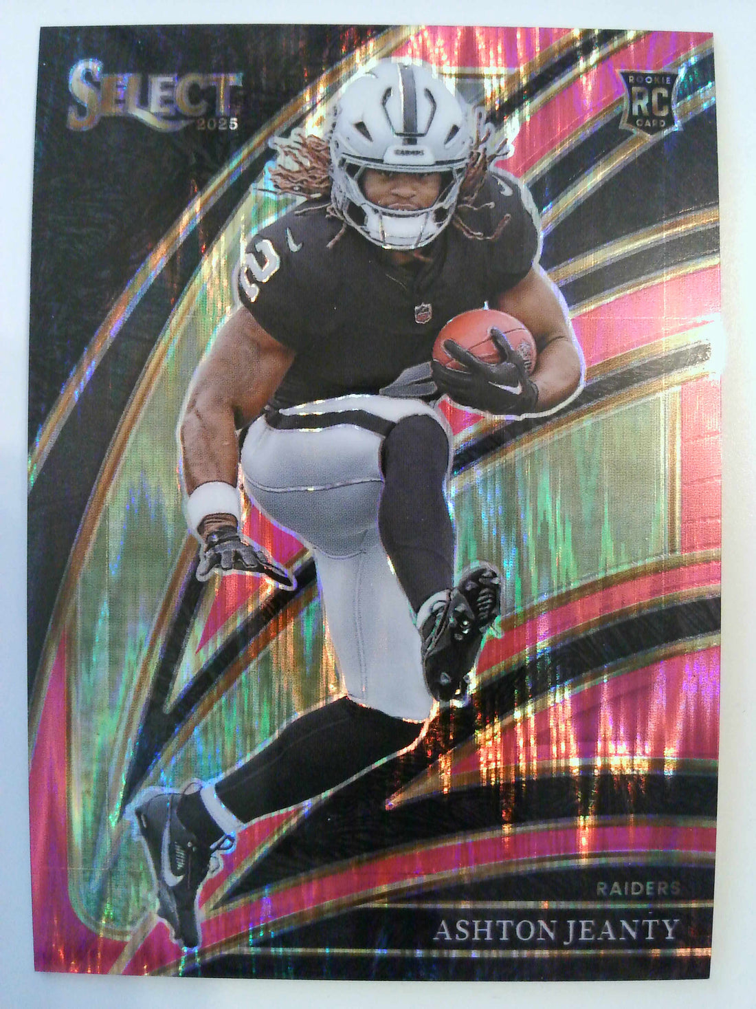 2025 Panini Select Football Pink Prizm Shock Ashton Jeanty #204