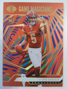 2024 Panini Illusions Football Game Magicians Red 93/99 Jayden Daniels #24