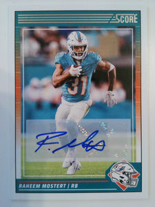 2024 Score Football Signatures Raheem Mostert #175