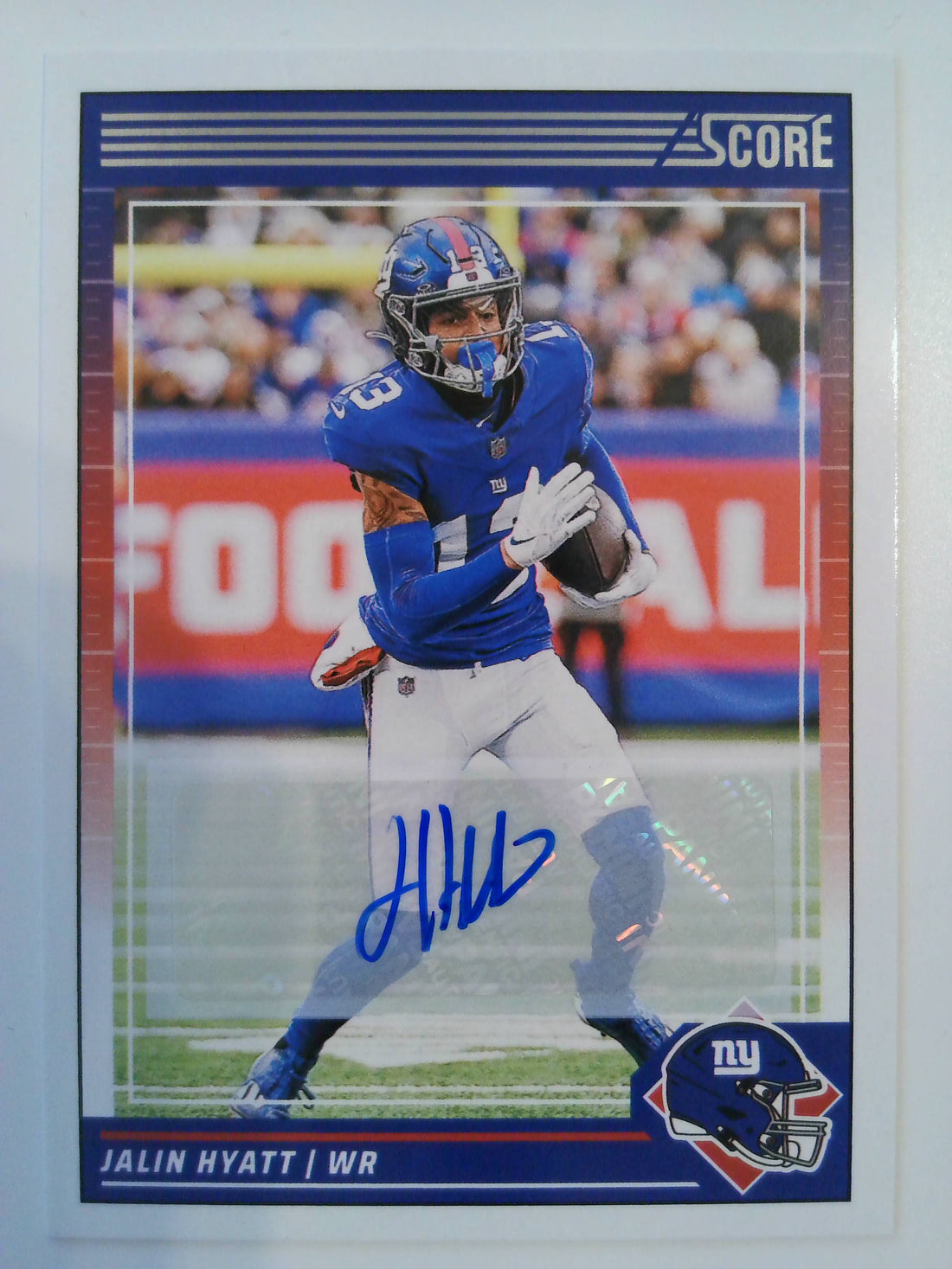 2024 Score Football Signatures Jalin Hyatt #208