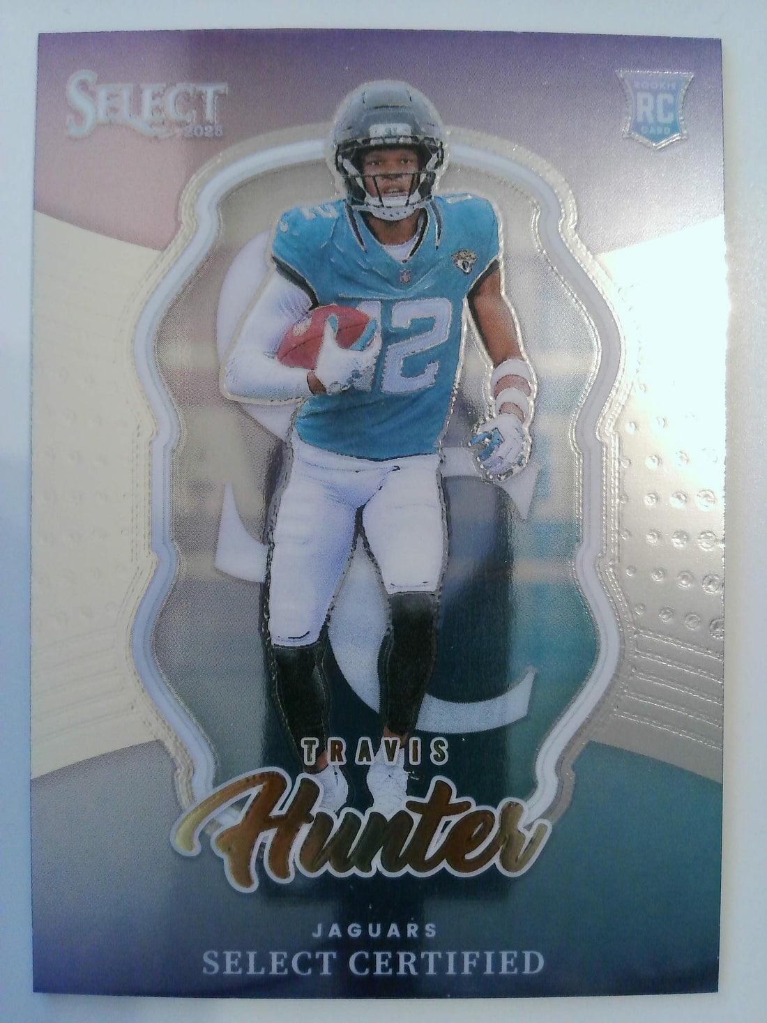 2025 Panini Select Football Select Certified Rookies Travis Hunter #1