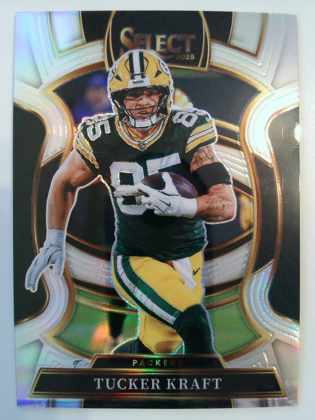 2025 Panini Select Football Silver Prizm Shock Tucker Kraft #68