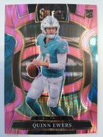 2025 Panini Select Football Pink Prizm Shock Quinn Ewers #82