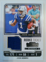 2023 Panini Contenders Rookie Ticket Swatches Variations Josh Downs #TS21V