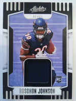 2023 Panini Absolute Football Absolute Rookie Materials Roschon Johnson #ARM-31