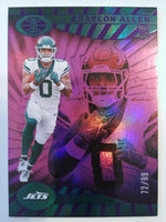 2024 Panini Illusions Football Purple Trophy Collection 72/99 Braelon Allen #67