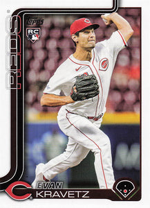 2025 Topps Update Baseball Evan Kravetz #US280 Rookie