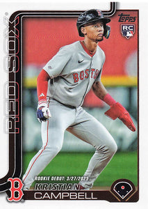 2025 Topps Update Baseball Kristian Campbell #US129