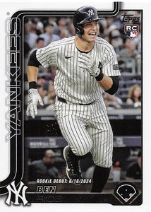 2025 Topps Update Baseball Ben Rice #US25
