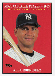 2025 Topps Update Baseball Most Valuable Alex Rodriguez #MV-22