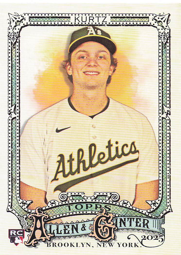 2025 Topps Allen & Ginter Baseball Nick Kurtz #296 Rookie