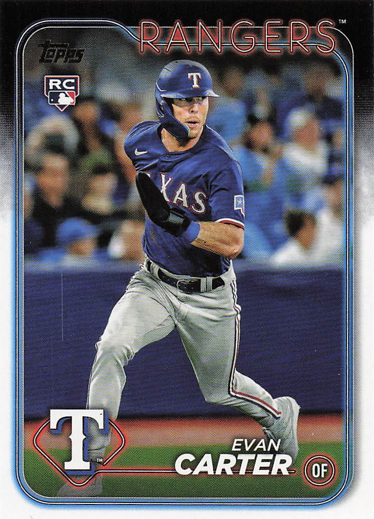 2024 Topps Baseball Royal Blue Evan Carter #280