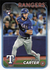 2024 Topps Baseball Royal Blue Evan Carter #280