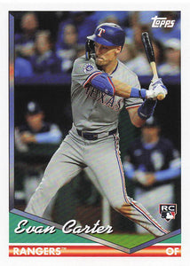 2024 Topps Archives Baseball Evan Carter #223 Rookie