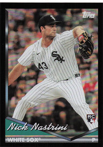 2024 Topps Archives Baseball Black Foilboard Nick Nastrini #218