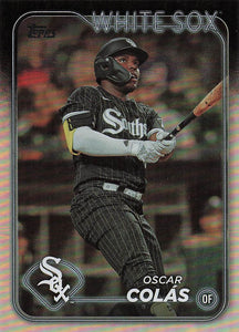 2024 Topps Baseball Rainbow Foil Oscar Colás #105