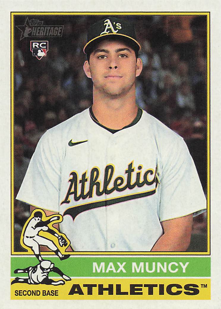 2025 Topps Heritage Baseball Max Muncy #525 Rookie