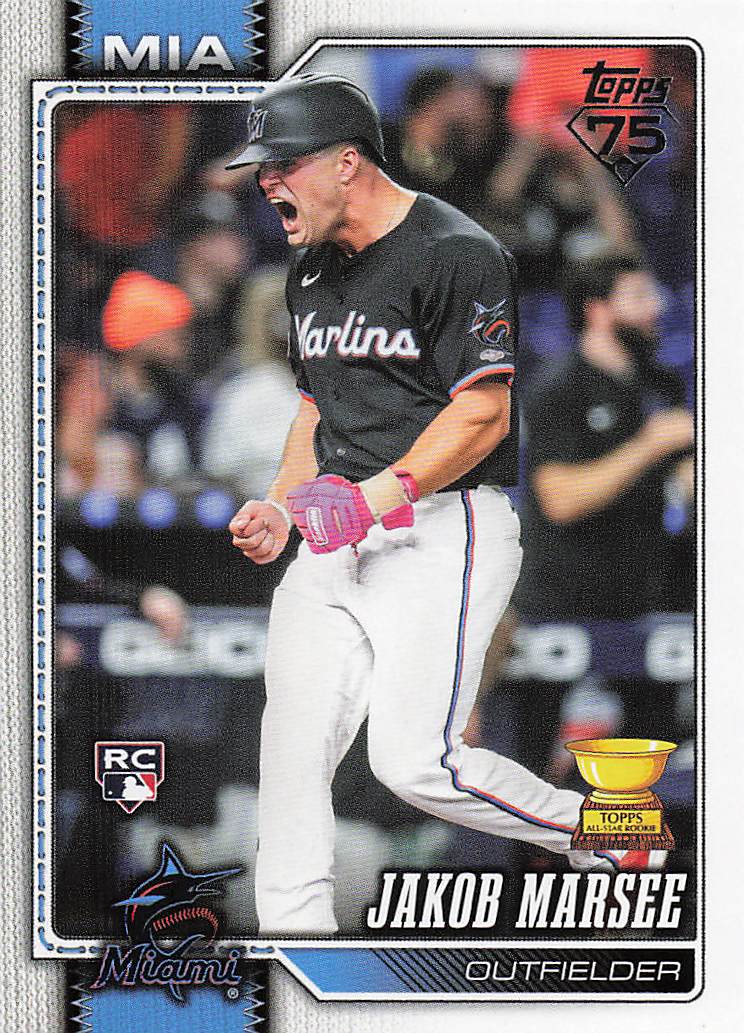 2026 Topps Baseball Jakob Marsee #37 Rookie