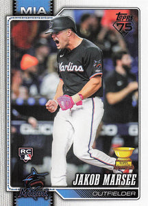 2026 Topps Baseball Jakob Marsee #37 Rookie