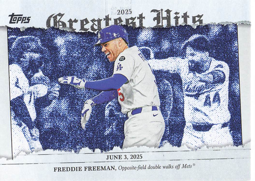 2026 Topps Baseball 2025 Greatest Hits Freddie Freeman #GH-7