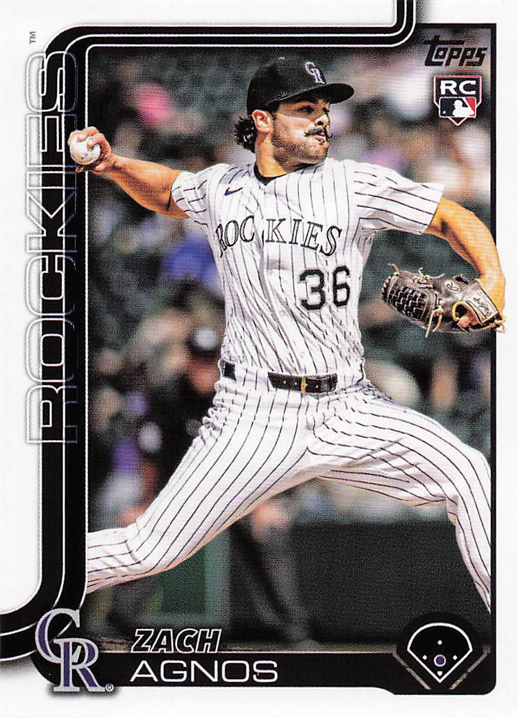 2025 Topps Update Baseball Zach Agnos #US31 Rookie