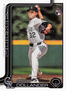 2025 Topps Update Baseball Chase Dollander #US151 Rookie